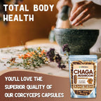 XPRS Nutra Chaga Mushroom Capsules Immunity Support - 180 Count - image 3
