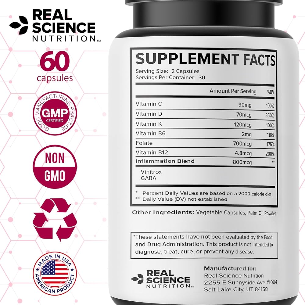 Real Science Nutrition Joint & Bone Support - 60 Capsules - image 7
