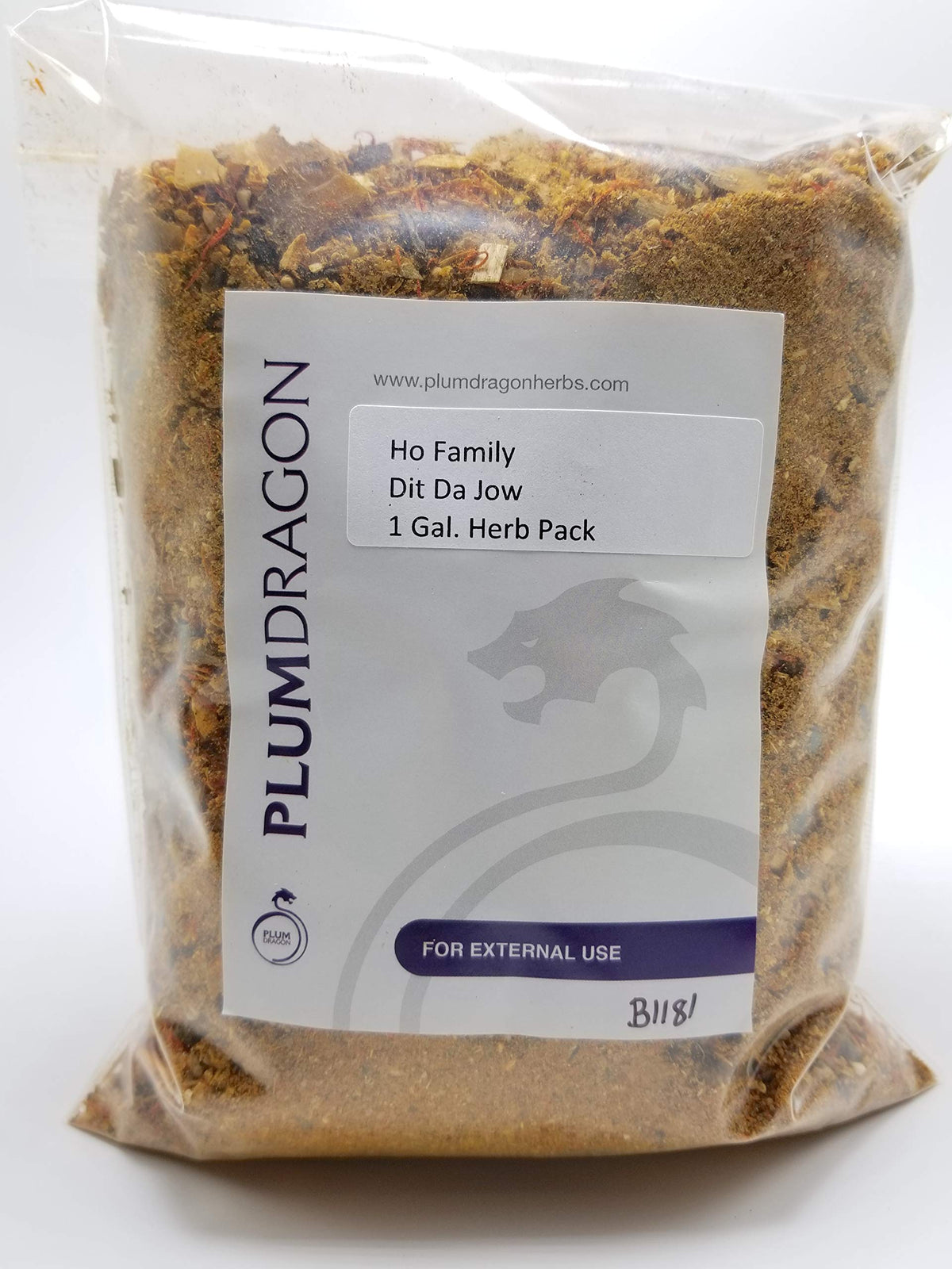 Plum Dragon Ho Family Dit Da Jow Herb Pack - 1 Gallon - image 2