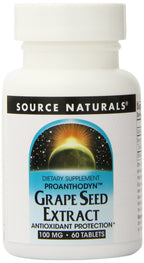 Source Naturals Grape Seed Extract 100 mg - 60 Tablets - image 4
