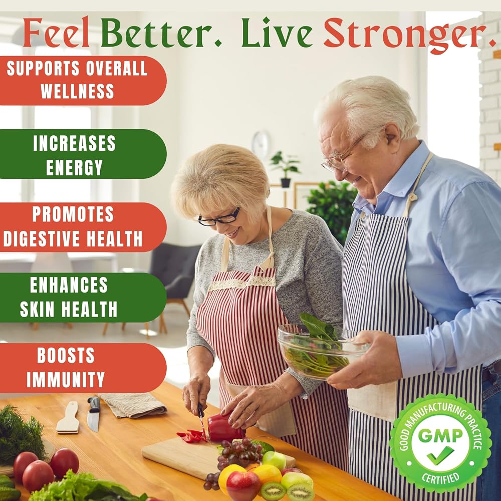 TM NATURALS Fruit and Veggies Supplement - Super Greens Men's