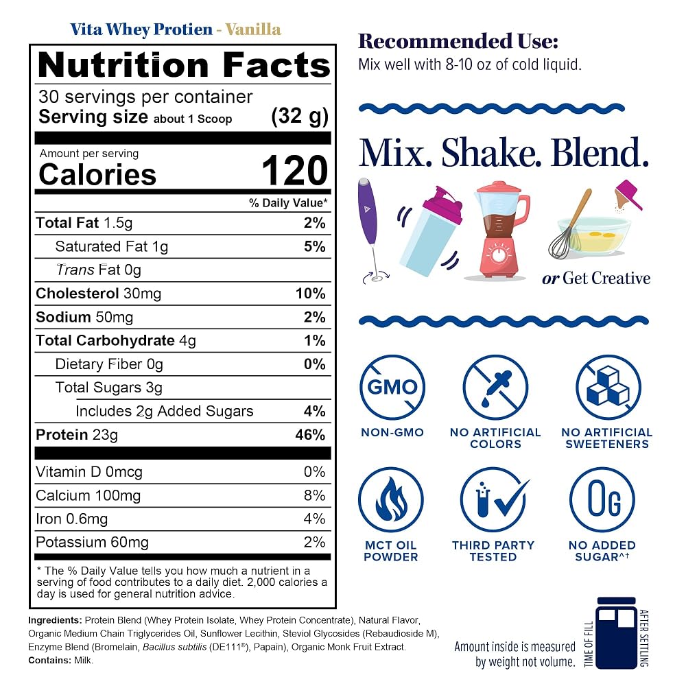 Vitauthority Whey Protein Powder for Women