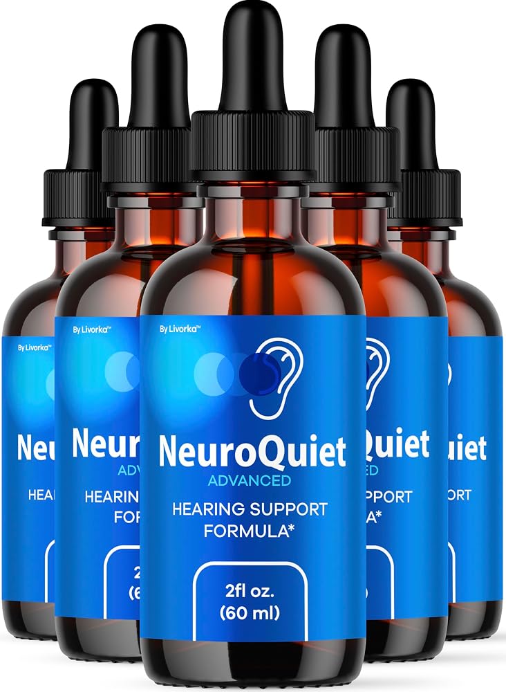 Wellnessesity NeuroQuiet Drops Hearing Support Liquid - 5 Pack