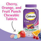 Caltrate Chewables 600 Plus D3 Calcium Supplement - 155 Tablets - image 2
