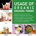 Jiva Organics Gokshura Powder - 7 Ounce - image 7
