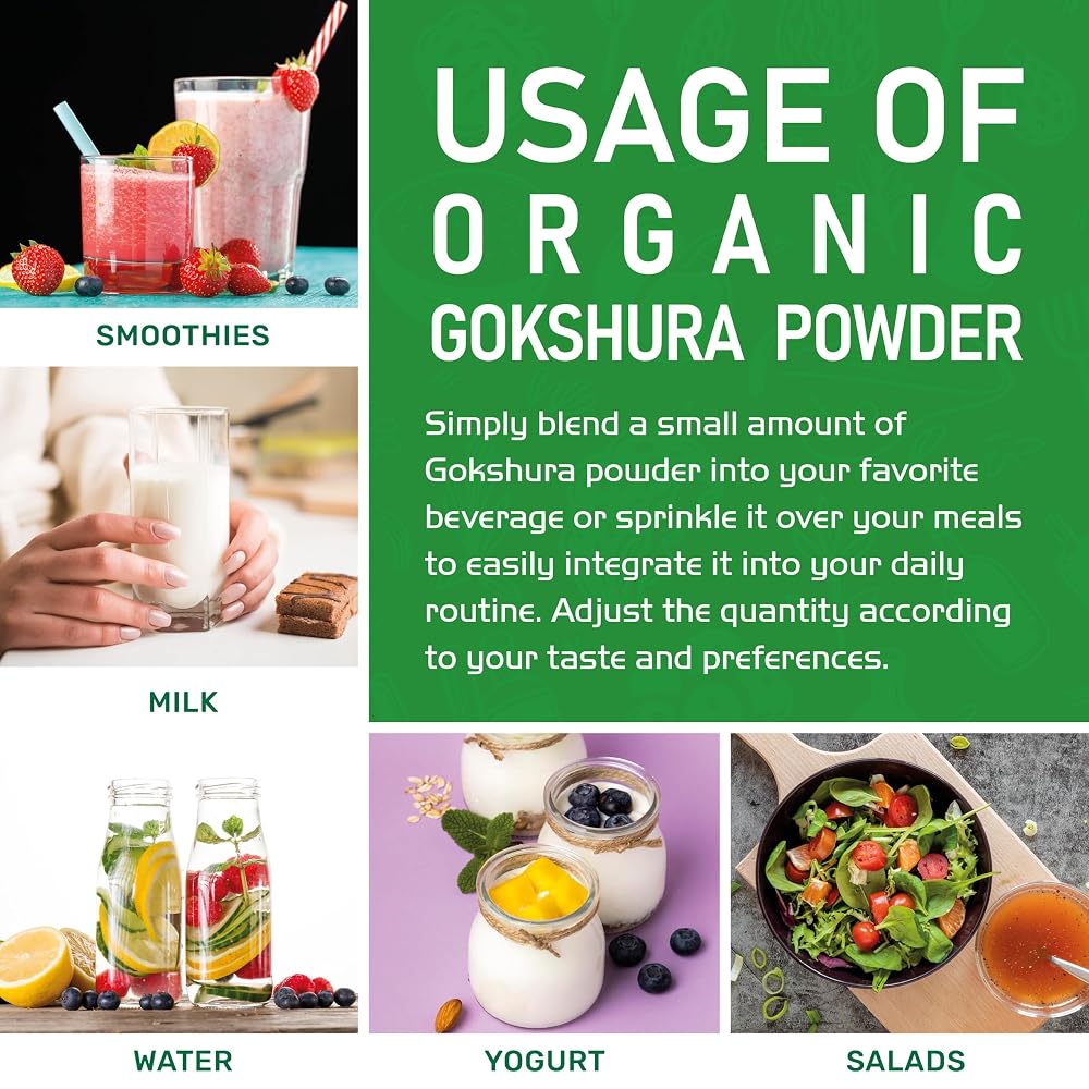 Jiva Organics Gokshura Powder - 7 Ounce - image 7