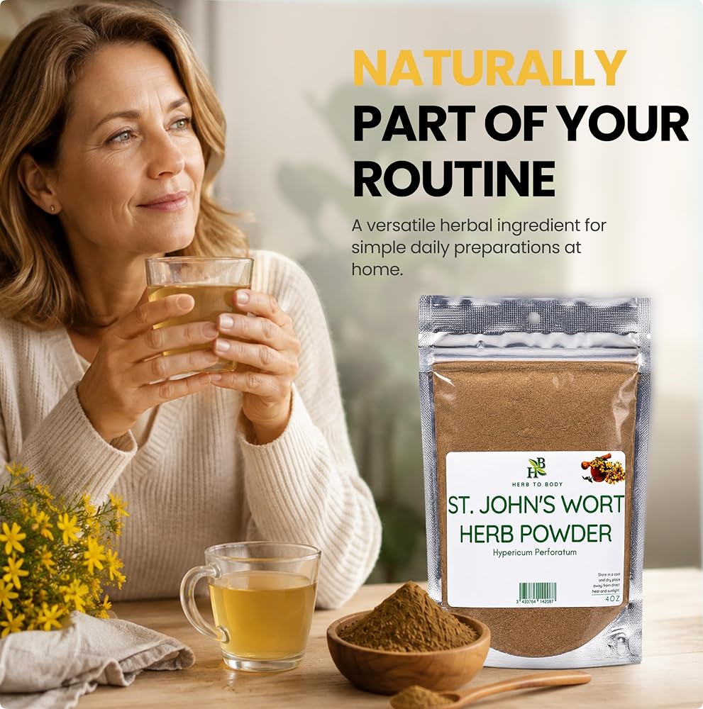 Herb To Body St. John's Wort Herb Powder - 4 oz - image 6