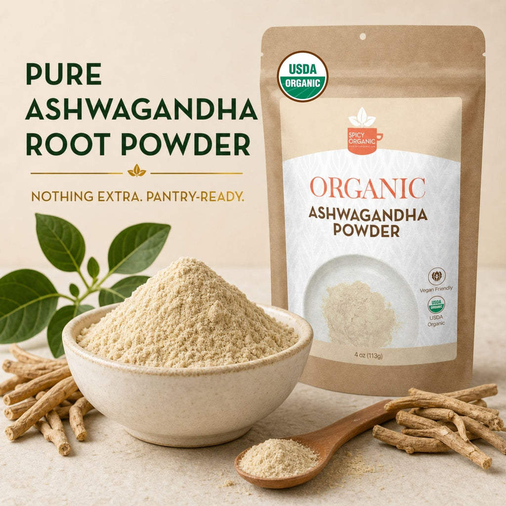 SPICY ORGANIC Ashwagandha Root Powder - 8 oz - image 7