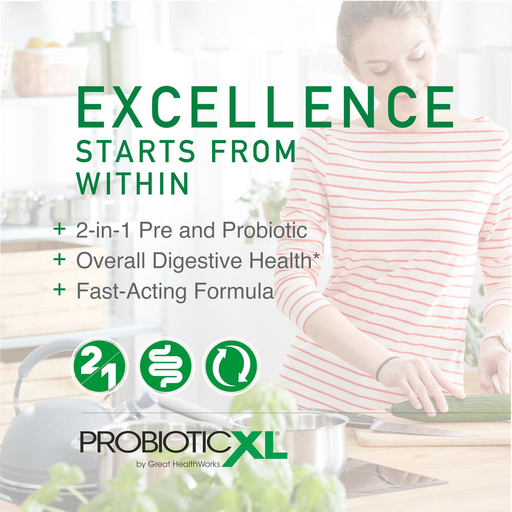 OmegaXL ProbioticXL Probiotic & Prebiotic - 30 Vegetarian Capsules - image 4