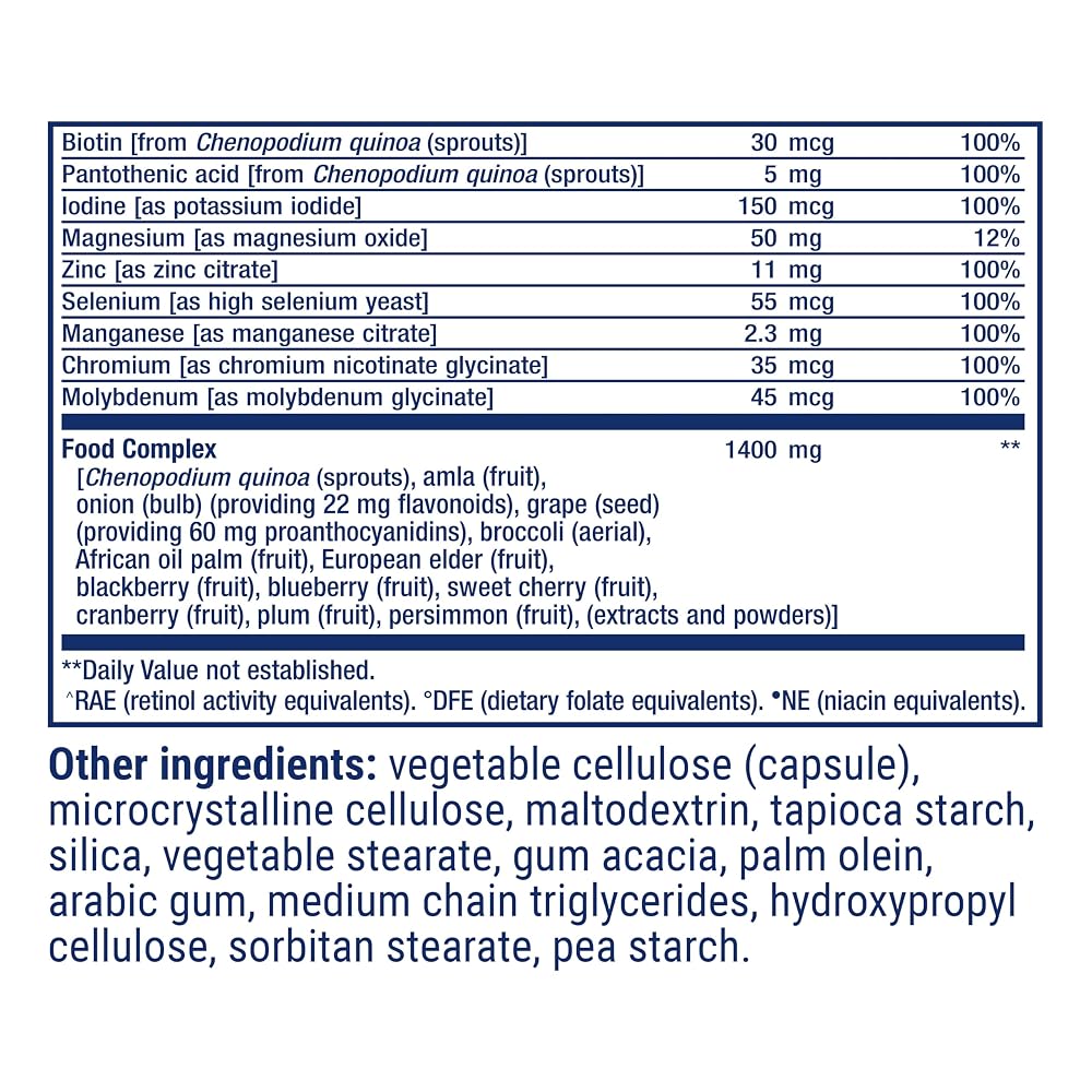 Life Extension Whole Food Multivitamin, Plant-Derived - 90 Capsules - image 5