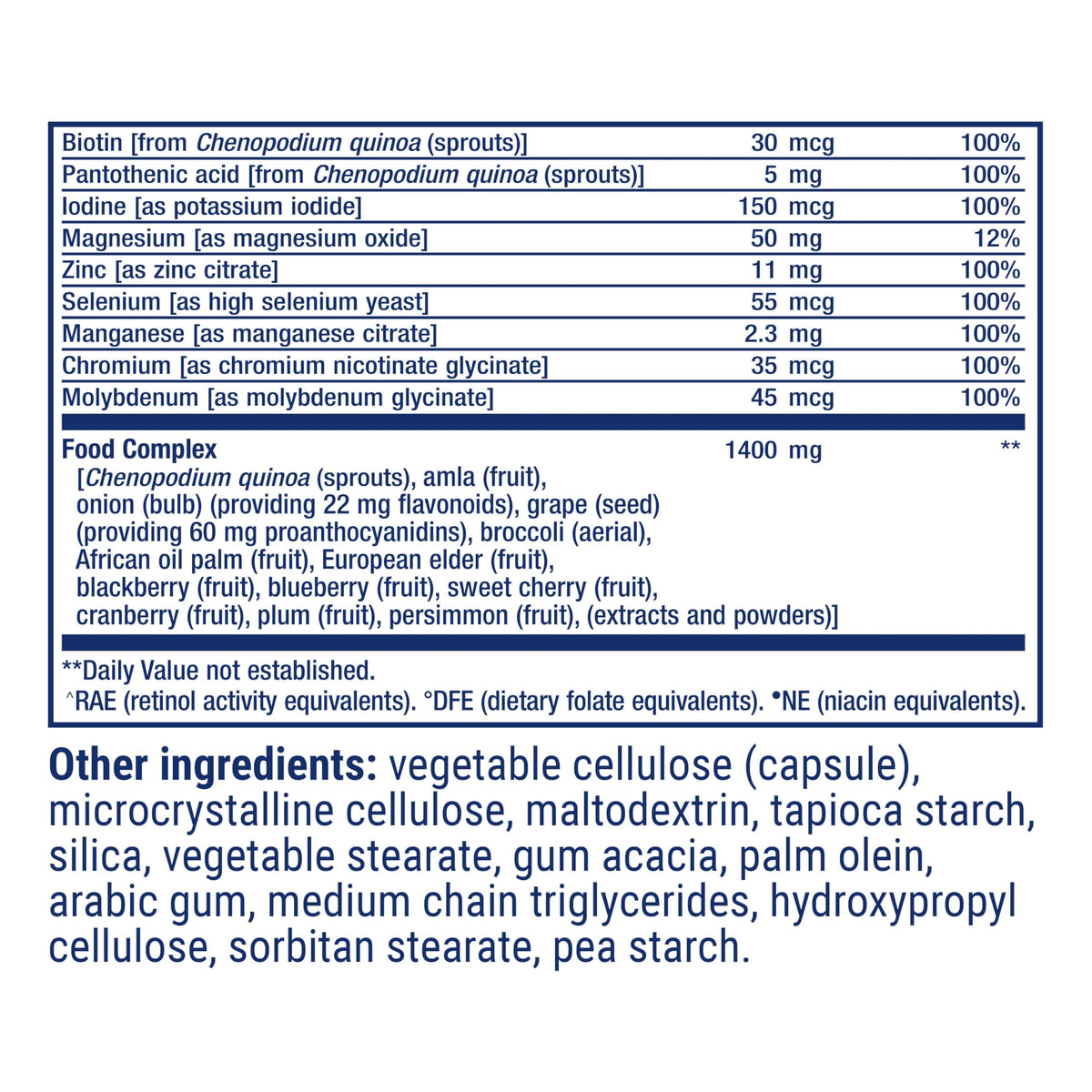 Life Extension Whole Food Multivitamin, Plant-Derived - 90 Capsules - image 5