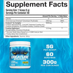 CREATURE® Creatine Complex - Creatine Monohydrate Powder with 5 Types