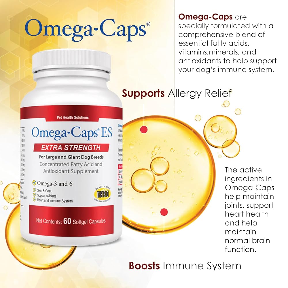 PHS Omega-Caps Extra Strength for Large Breeds - 180 Softgels - image 2