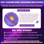 NEVISS Melatonin 60mg for Adults High Dose