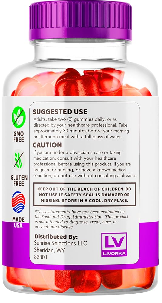 LIVORKA RiteLyfe Advanced Formula Gummies - 60 Count - image 6