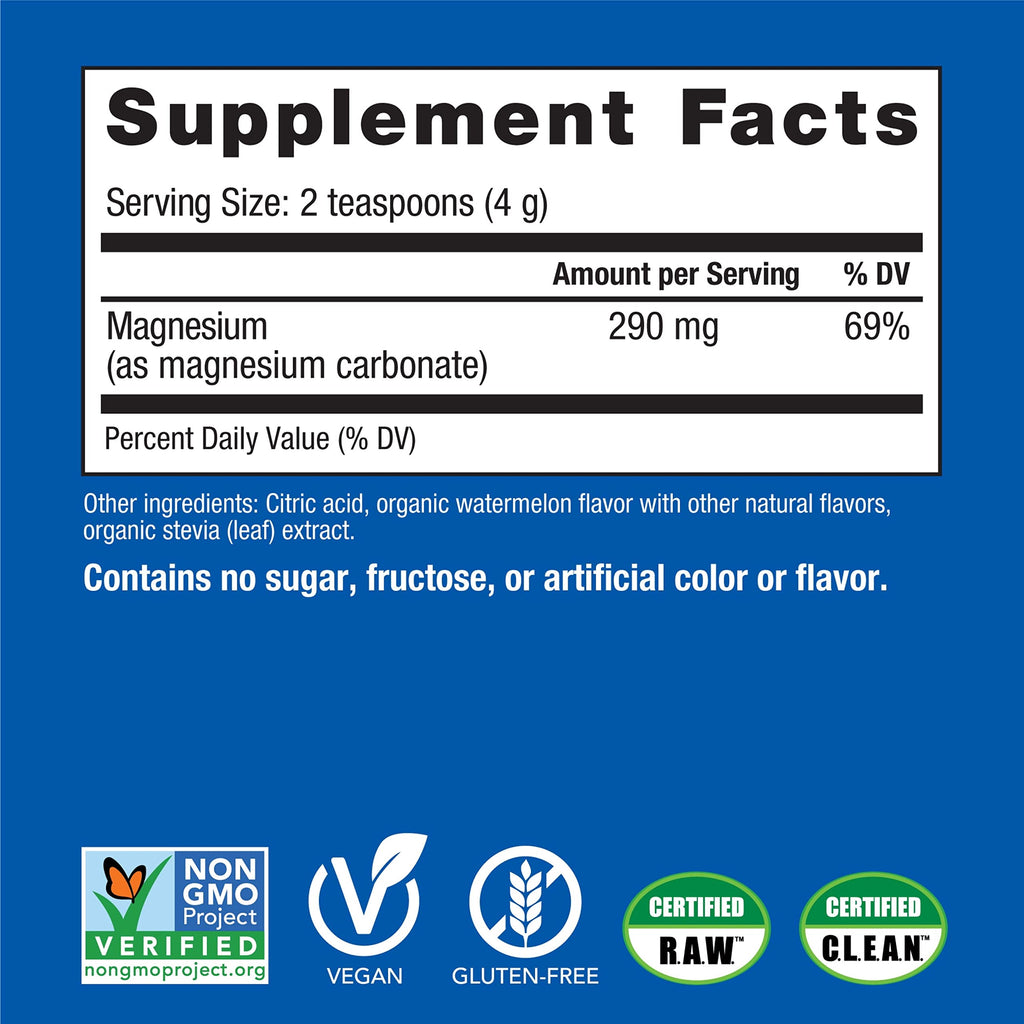 Natural Vitality Calm Magnesium Powder Watermelon - 16 oz - image 3