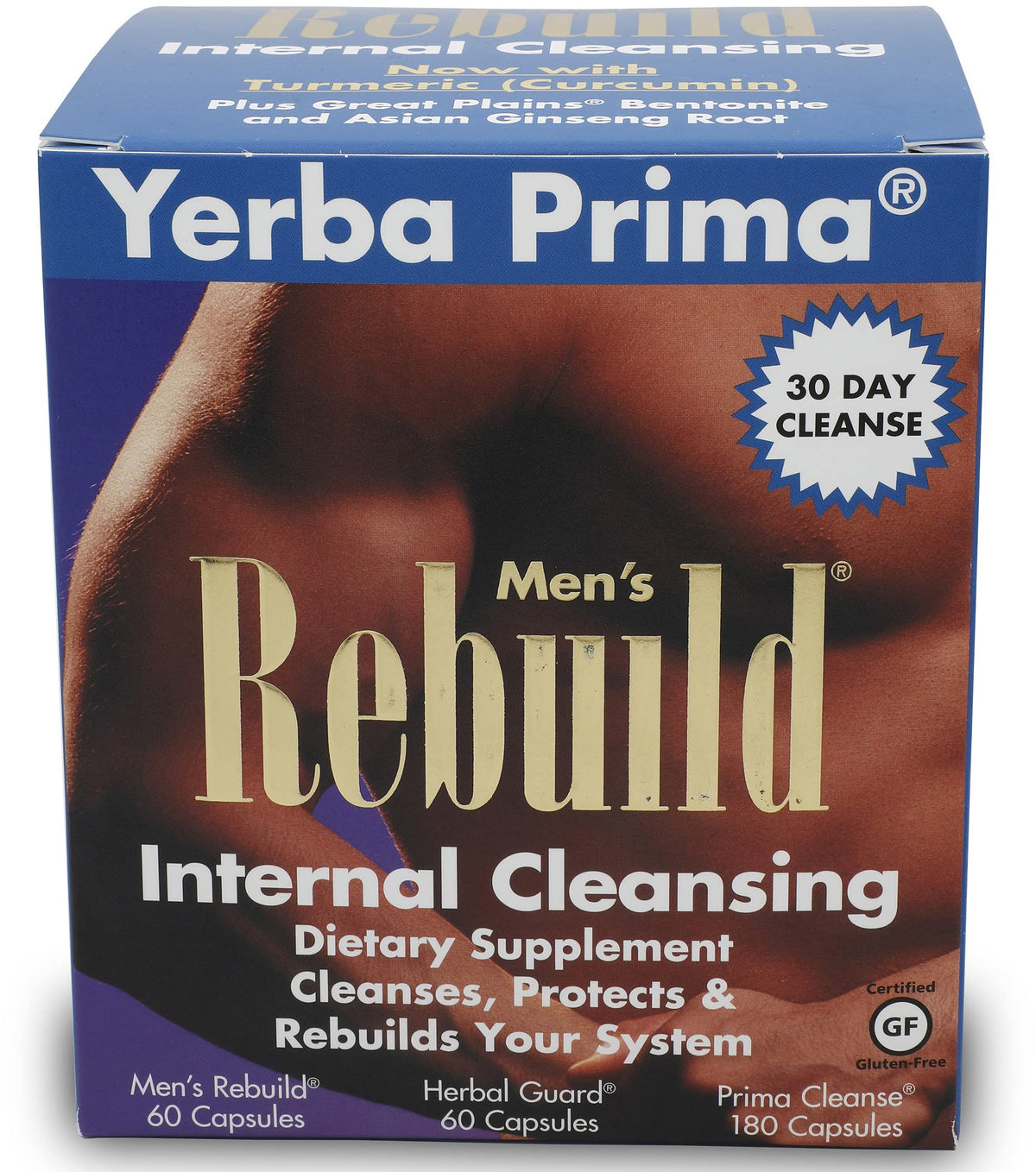 Yerba Prima Cleanse Men Rebuild Kit - 30 Day Internal Cleanse