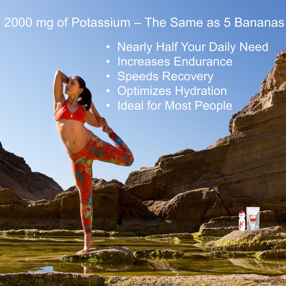 Krampade High Potassium Electrolytes Powder Orange - 19 Servings - image 3