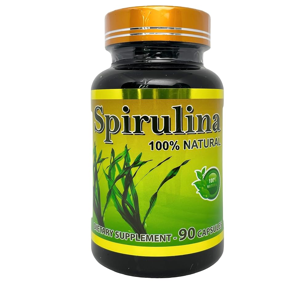 Productos El Colibri Spirulina 100% Natural - 90 Capsules