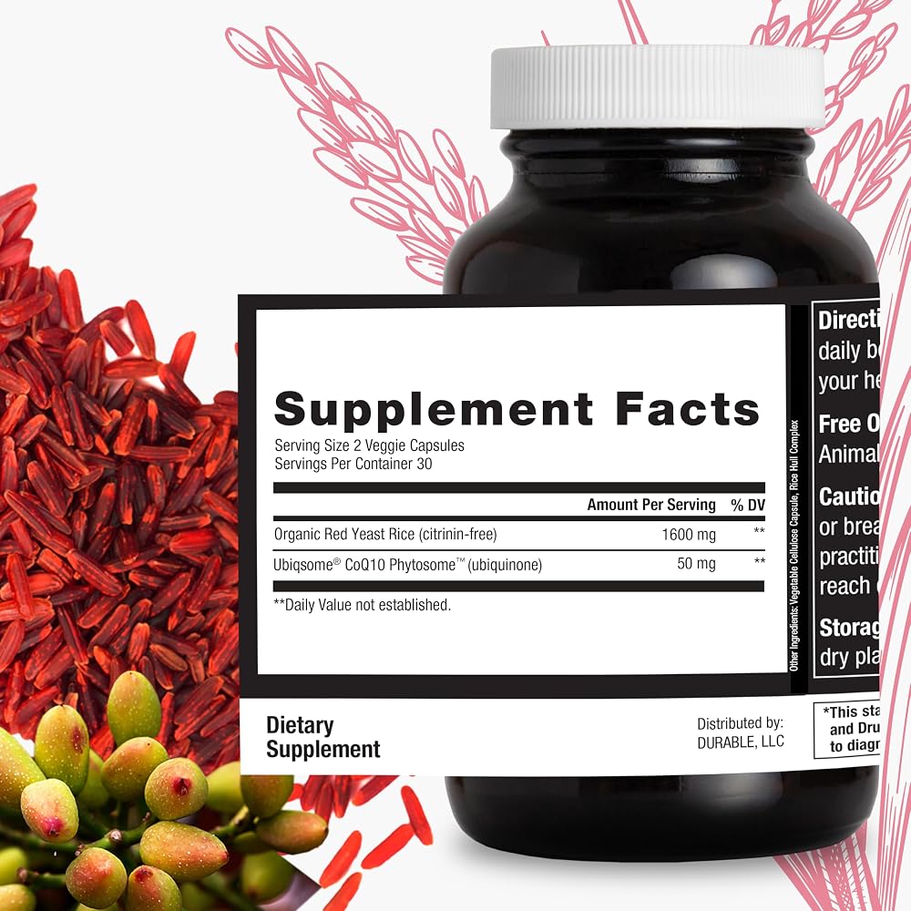 Durable Red Yeast Rice with CoQ10