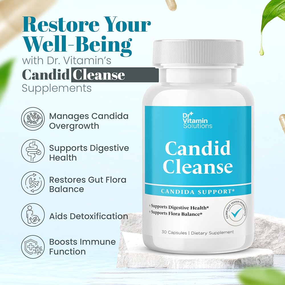 DR VITAMIN SOLUTIONS Candida Cleanse Detox Capsules - 30 Count - image 4