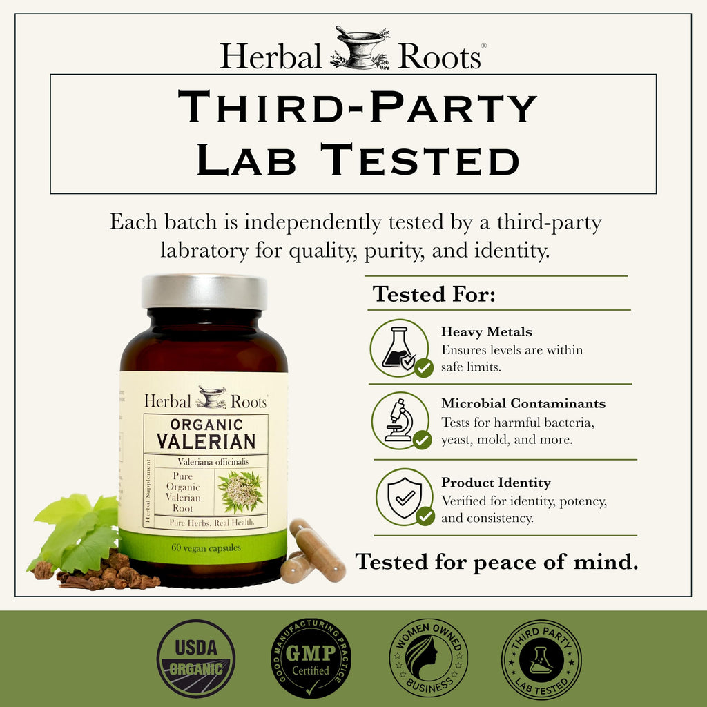 Herbal Roots Valerian Root Capsules for Sleep - 60 Vegan Capsules - image 5