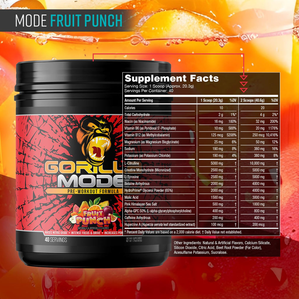 Gorilla Mode Pre Workout