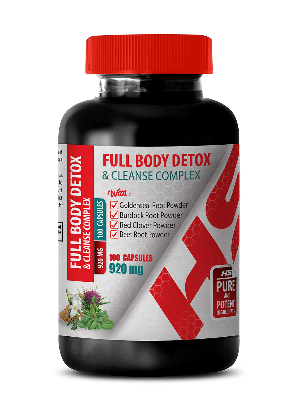 Healthy Supplements LLC Body Cleanse Detox Complex - 100 Capsules