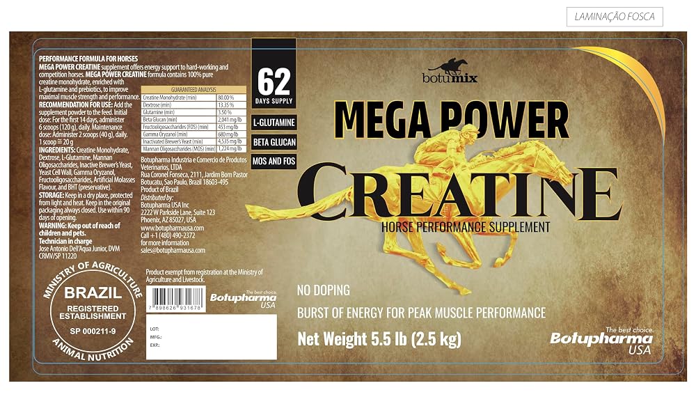 Botupharma BotuMix Mega Power Creatine for Horses - 2.5 kg - image 2