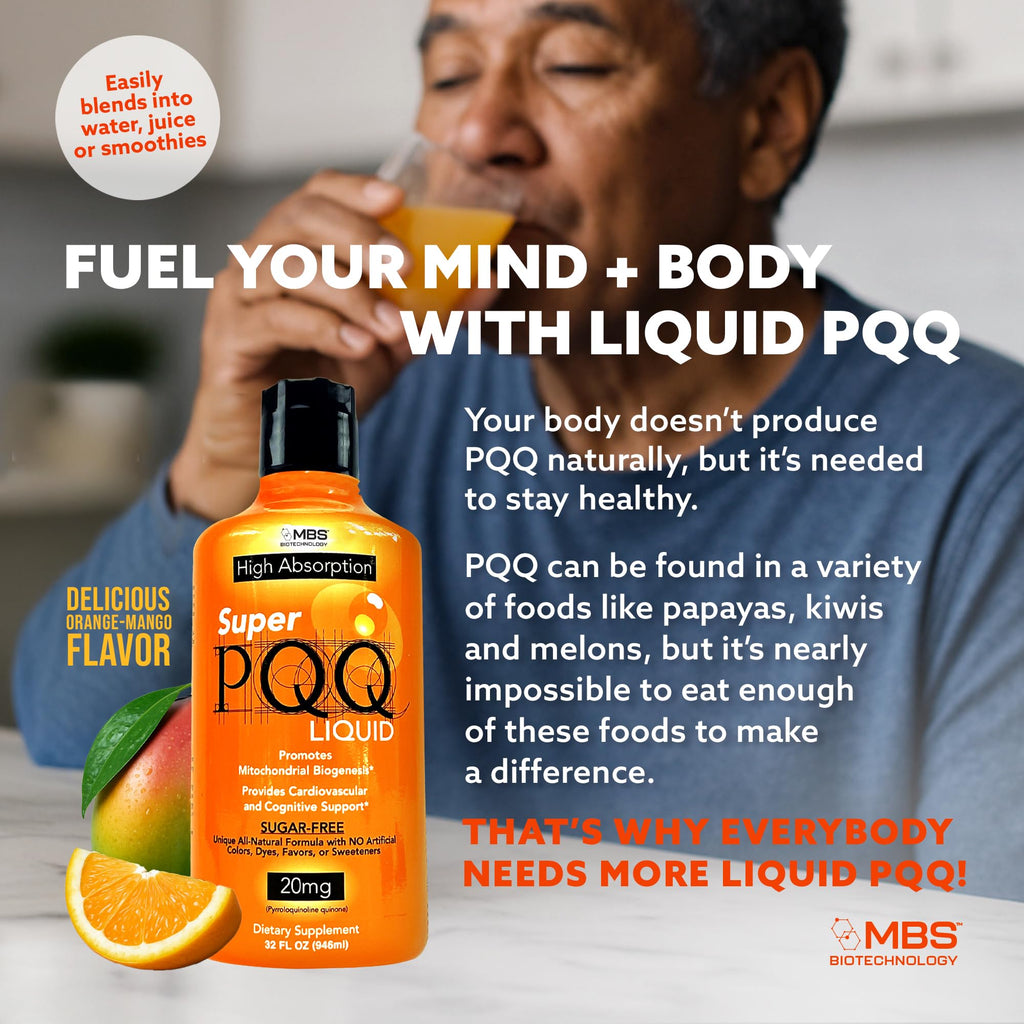MBS Biotechnology Super PQQ Liquid 20mg - 32 Fl Oz - image 8