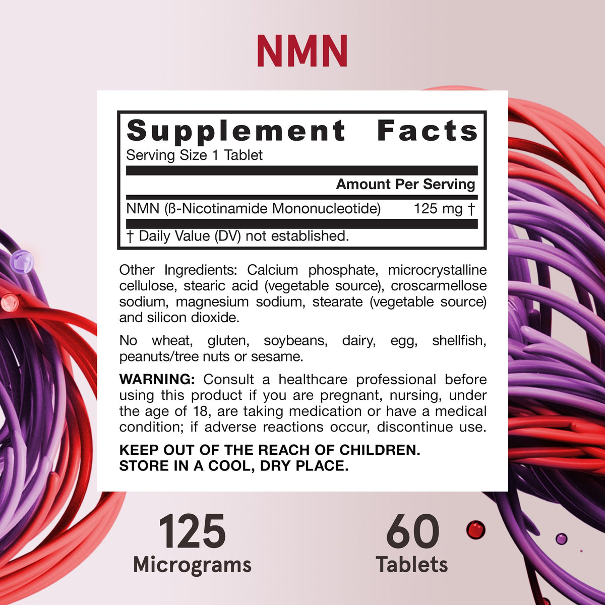 Jarrow Formulas Vegan NMN 125 mg - 60 Tablets - image 5
