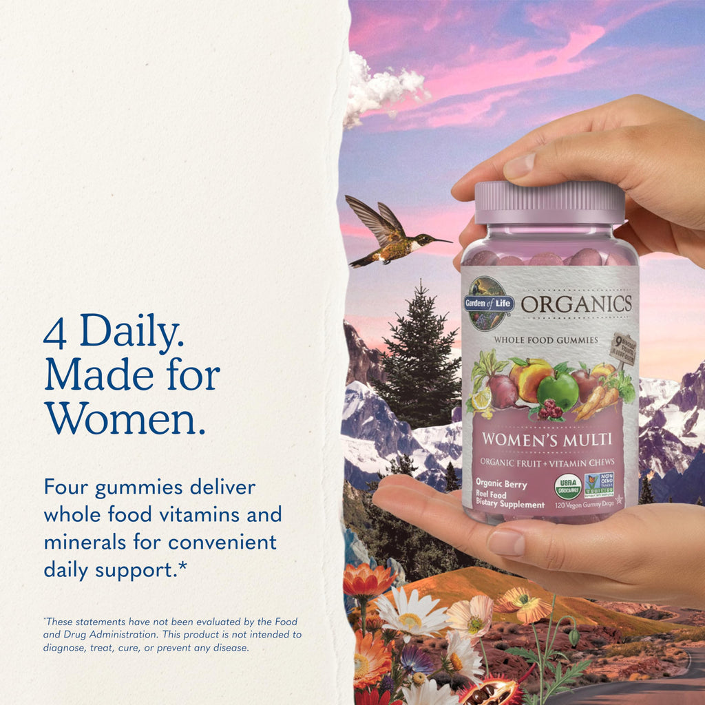 Garden of Life Organics Women's Gummies Multivitamin Berry - 120 Gummies - image 7