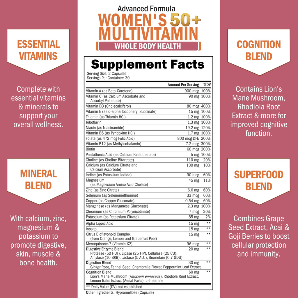 BioSchwartz Multivitamin for Women with Vitamin D3 - Multivitamins