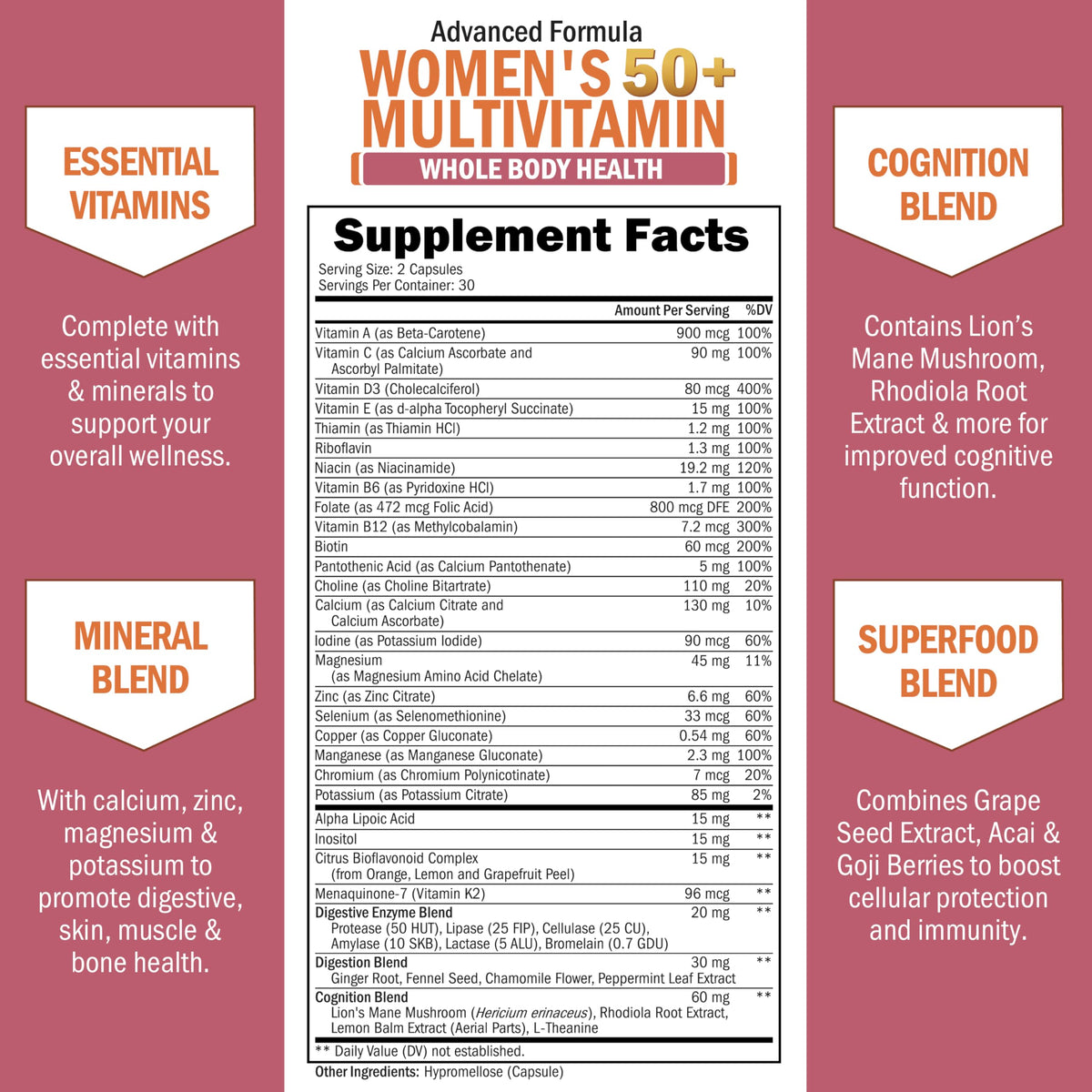 BioSchwartz Multivitamin for Women with Vitamin D3 - Multivitamins