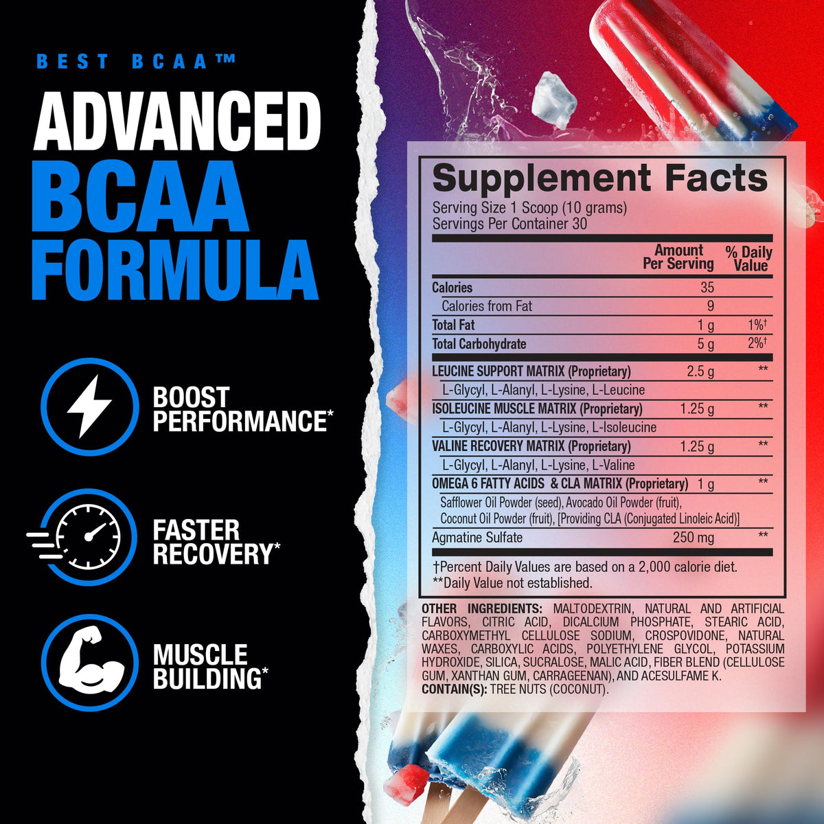 BPI Sports Best BCAA - BCAA Powder Post Workout Sports Drink