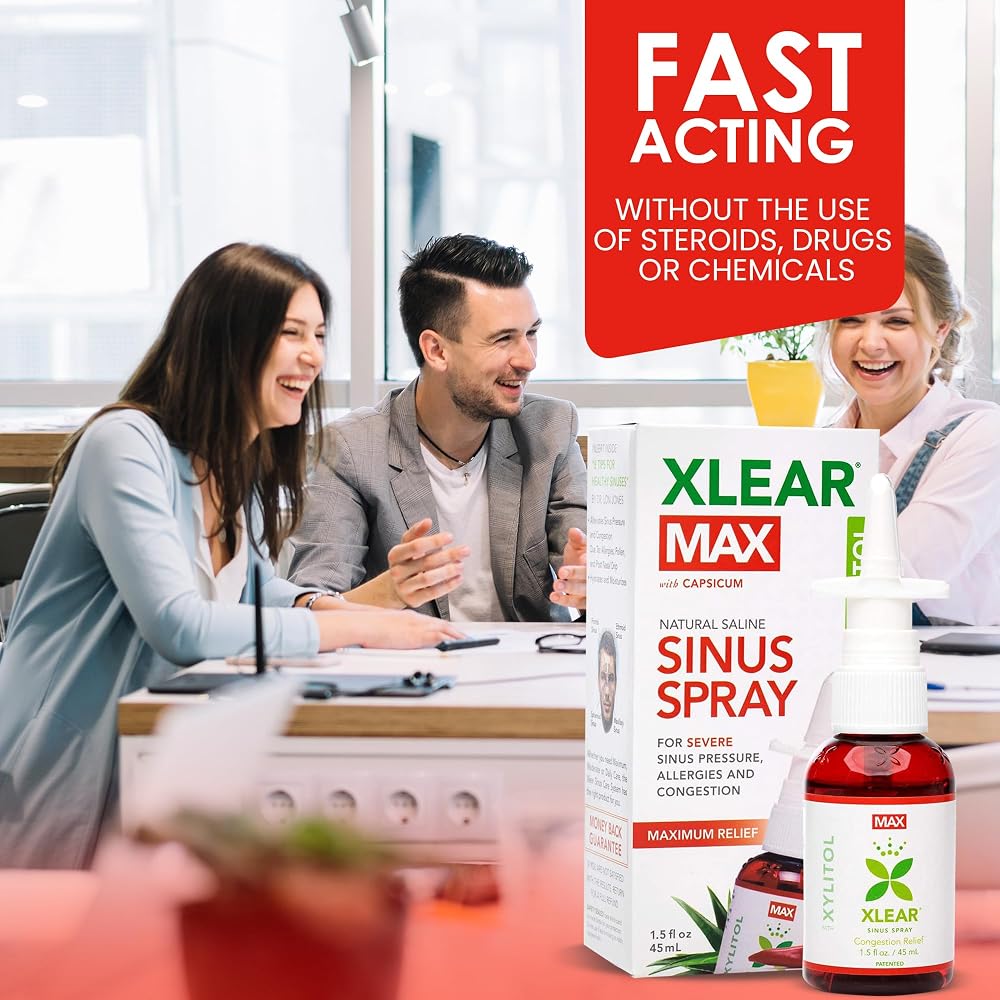 Xlear Max Natural Nasal Spray with Xylitol - 2 Pack - image 5