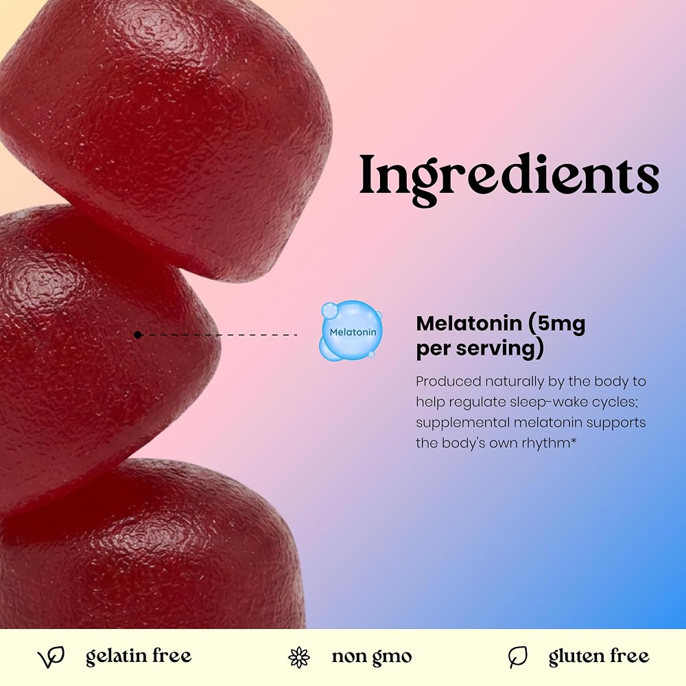 VITA GLOBE Melatonin Gummies 5mg Sleep Aid - 50 Gummies - image 3