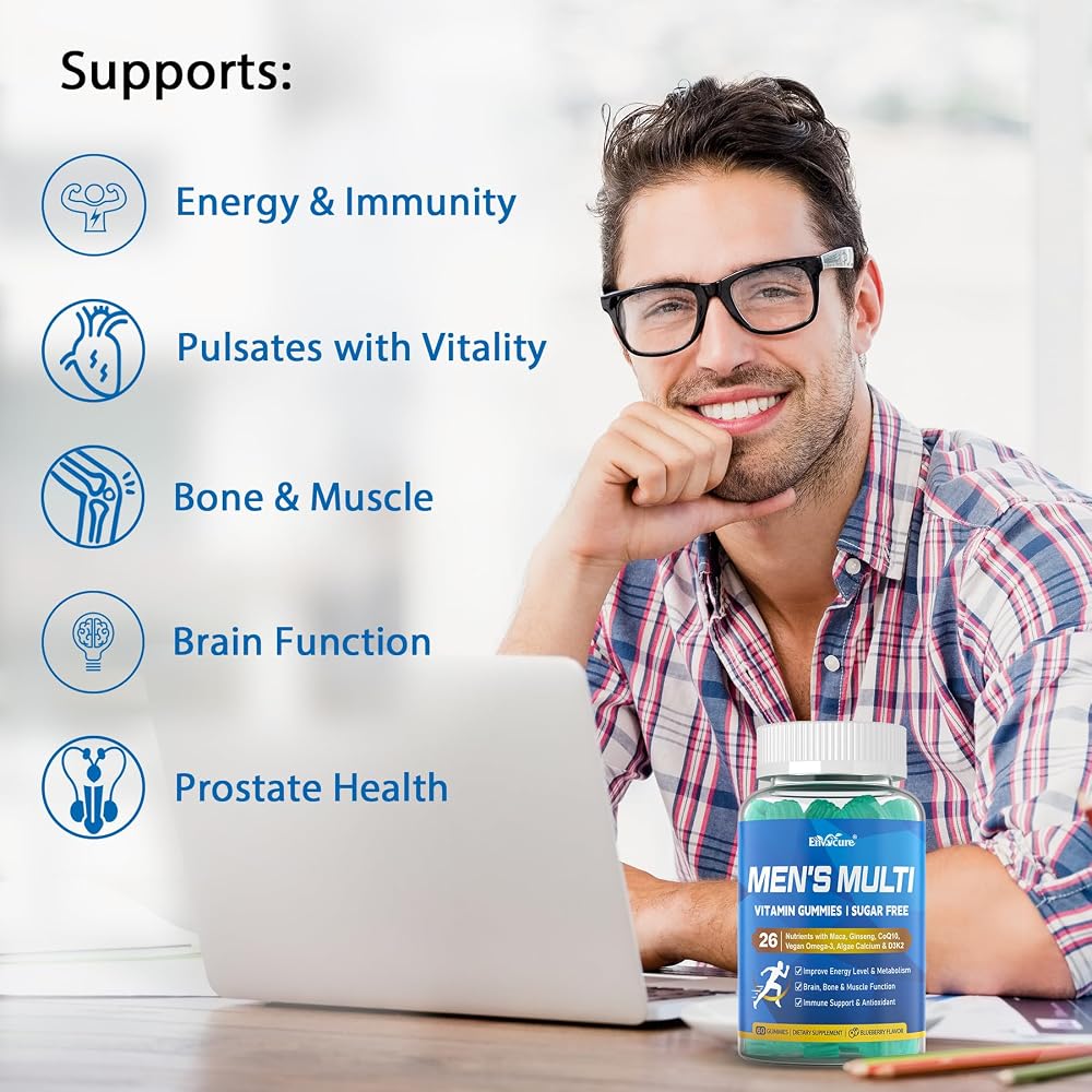 EnvyCure Methylated Multivitamin for Men Gummies