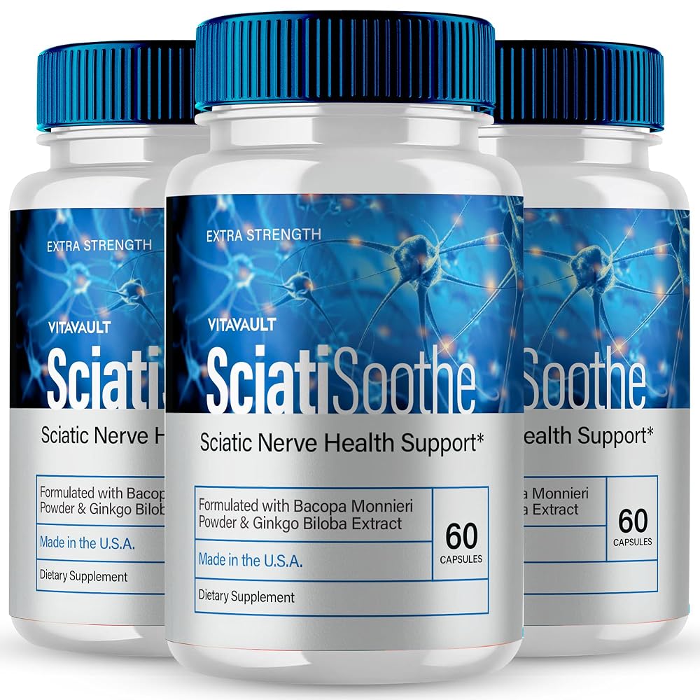 Vitavault SciatiSoothe Nerve Support Capsules - 180 Capsules