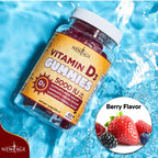 NEW AGE Vitamin D3 5000 IU Gummies Immune Support - 120 Gummies - image 6