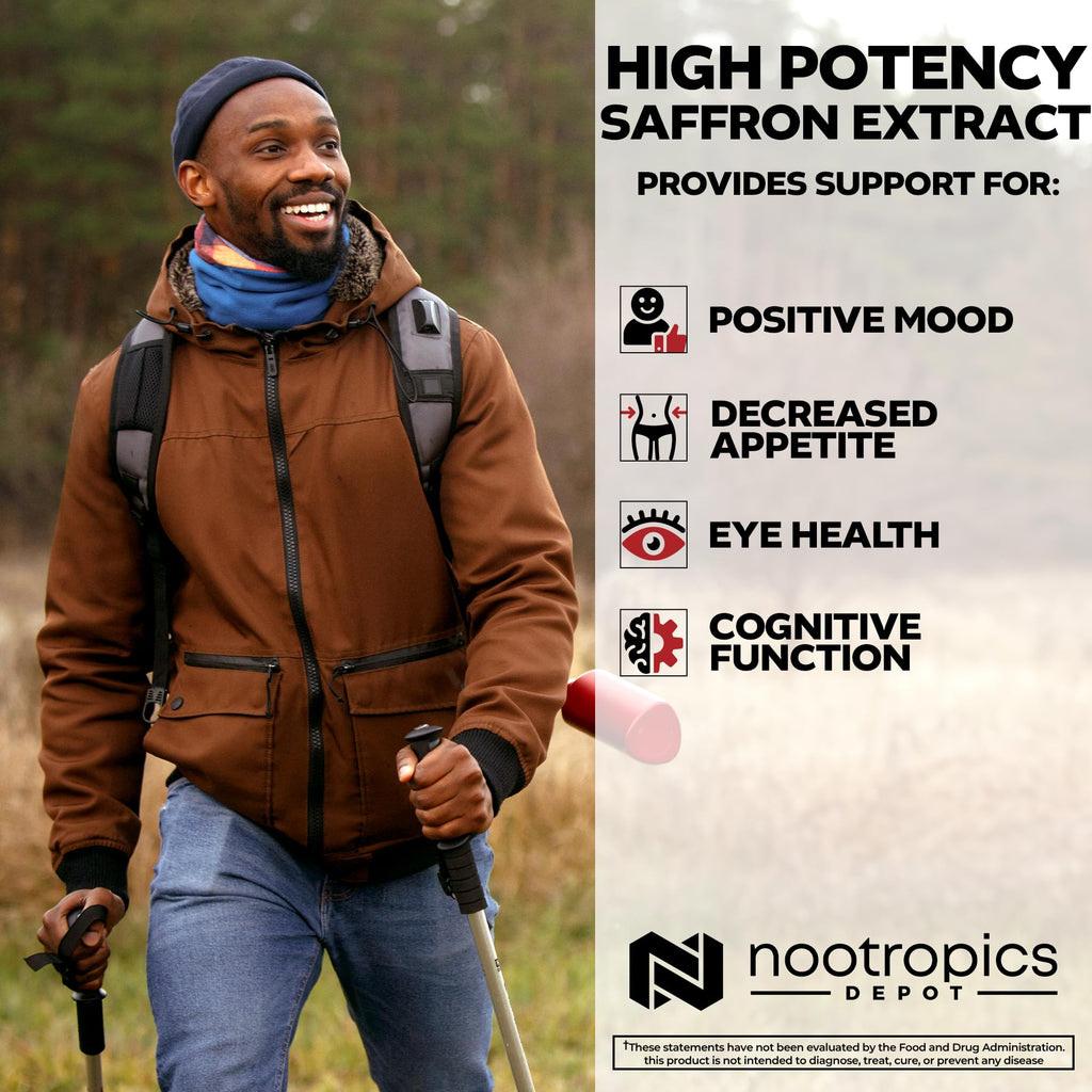 Nootropics Depot High Potency Saffron Extract Capsules