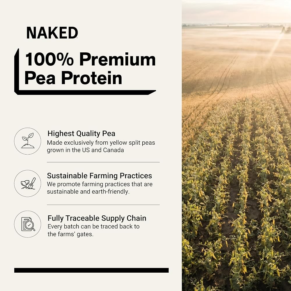 Naked Pea Protein Isolate from North American Farms