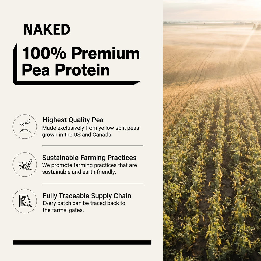 NAKED Pea 100% Pea Protein Powder - 5 LB - image 2