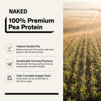 NAKED Pea 100% Pea Protein Powder - 5 LB - image 2