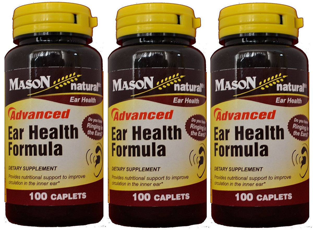 Mason Natural Advance Ear Health Formula Bioflavonoids - 300 Caplets