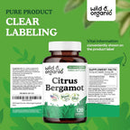 Wild & Organic Citrus Bergamot Capsules Antioxidant Support - 120 Count - image 7