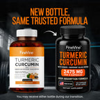 FineVine Organics Turmeric Curcumin with Black Pepper & Ginger - 120 Capsules - image 5