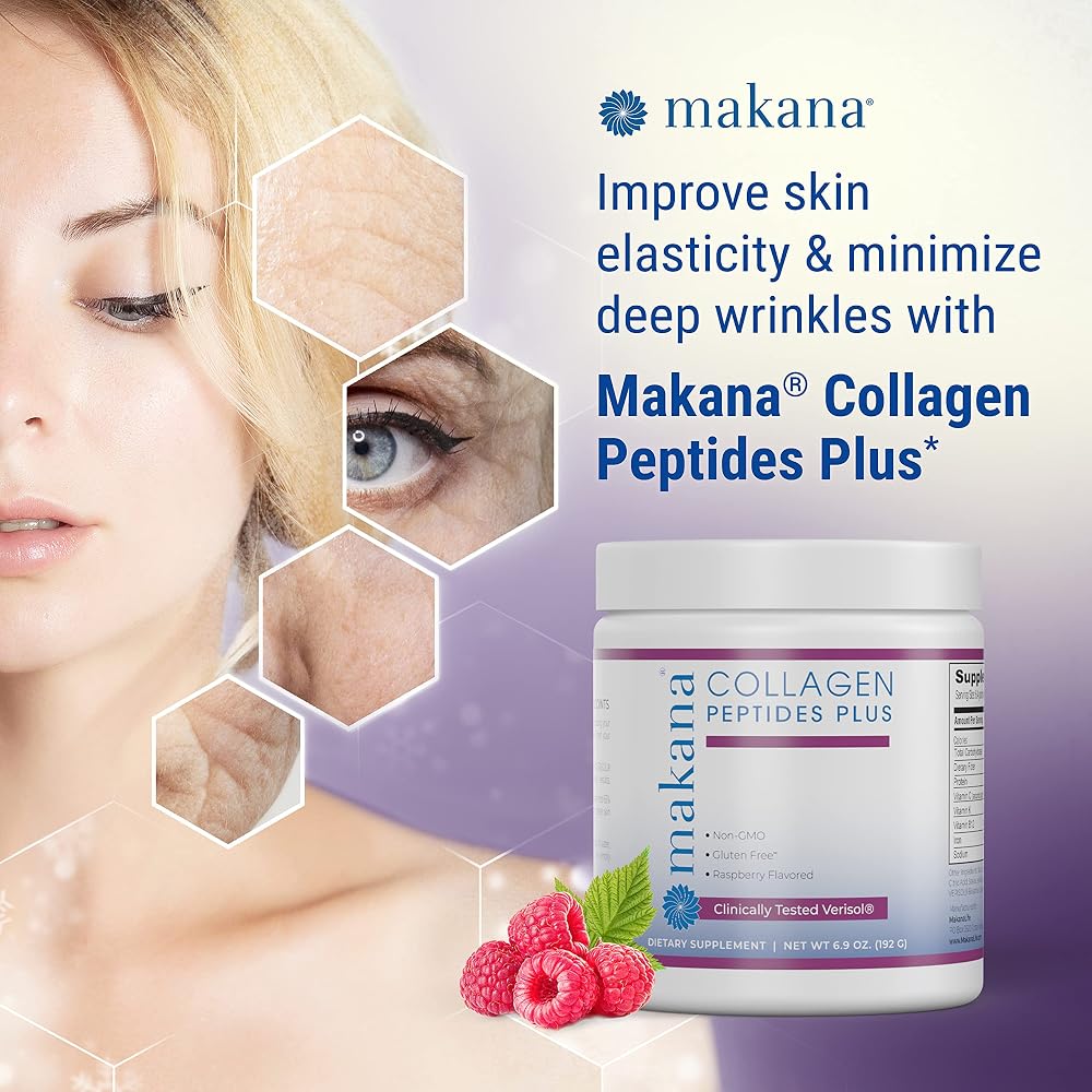 Makana Collagen Peptides Plus Powder with Verisol - 30 Servings - image 5