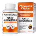 Physician's CHOICE KSM-66 Ashwagandha Root Extract 1000mg - 60 Capsules