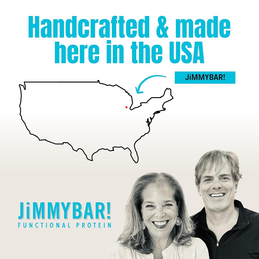 JiMMYBAR! - 12 Count - Functional Snack with Real Food Ingredients